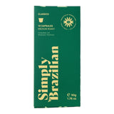 Simply Brazilian Medium Roast Classico Ground Coffee Capsule, 50g