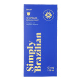 Simply Brazilian Medium Roast Decaf Coffee Capsule, 50g