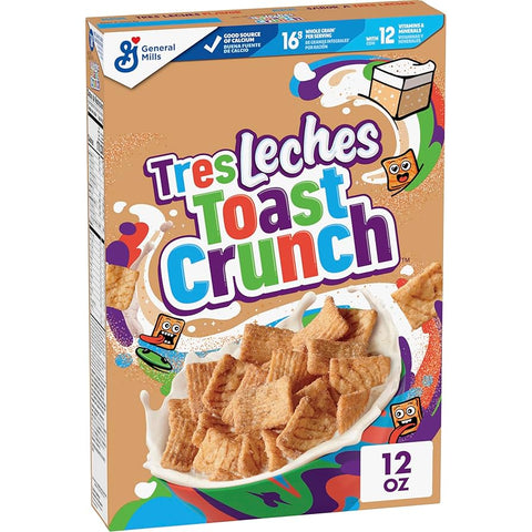 General Mills Cinnamon Toast Crunch Cereal Tres Leches Medium Size 12 Oz