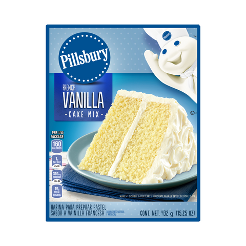 Pillsbury French Vanilla Cake Mix 375g