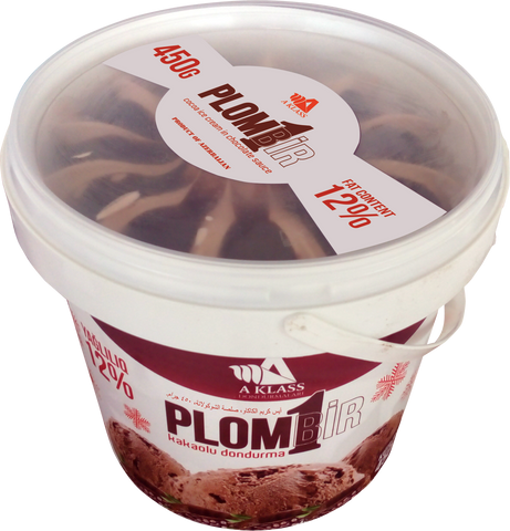 A Klass Busket - Plombir 12% Cocoa - Chocolate Ice Cream 450g