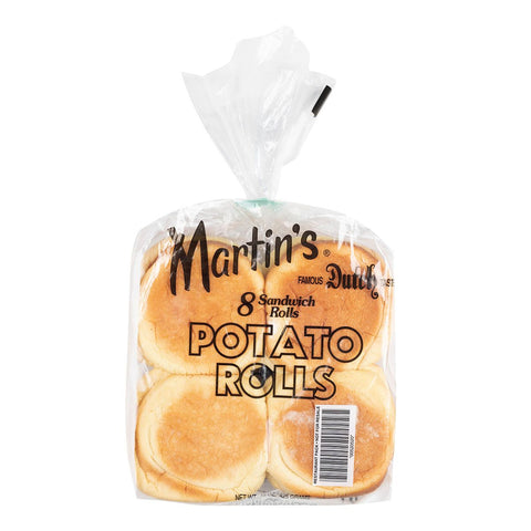 Martin's Sandwich Frozen Burger Potato Rolls - 3.5inch (8pcs) 425g