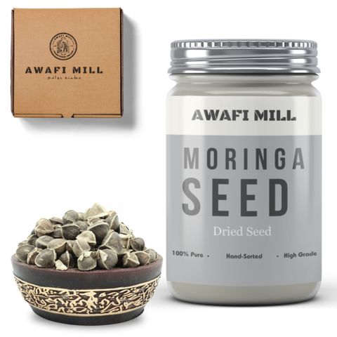 Awafi Mill Moringa Seeds Moringa Oleifera Bottle of 100g