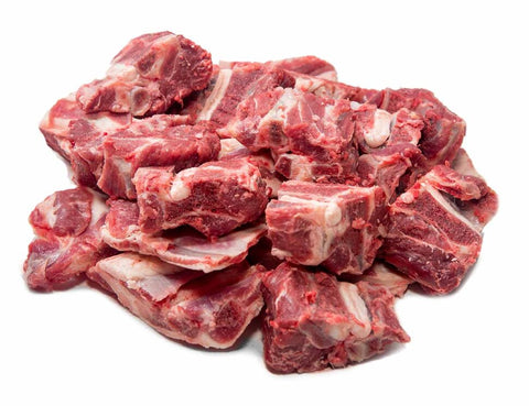 Lamb Neck Cube with bone 1kg