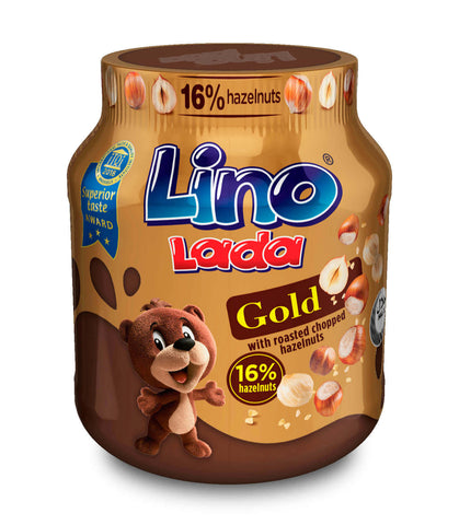 Lino Lada Gold with Roasted Chopped Hazelnut Spread 350g