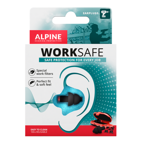 Alpine Worksafe Working Earplugs - 1 Pair