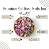 Awafi Mill Rose Buds Tea Dried Rose Bottle of 100g
