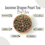 Awafi Mill Jasmine Dragon Pearl Chinese Tea Bottle of 100g