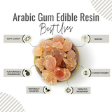 Awafi Mill Arabic Gum Edible Resin Bottle of 100g