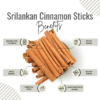 Awafi Mill Sri Lankan Ceylon True Cinnamons Bottle of 100g