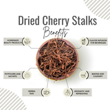 Awafi Mill Dried Cherry Stalks Prunus avium Stem Bottle of 100g