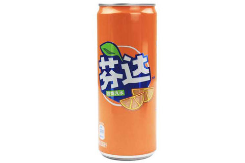 Fanta Orange Modern Can 330ml