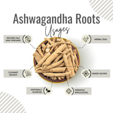 Awafi Mill Ashwagandha Root Withania Somnifera Bottle of 100g