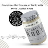 Awafi Mill Licorice Root Powder Glycyrrhiza Glabra Bottle of 100g