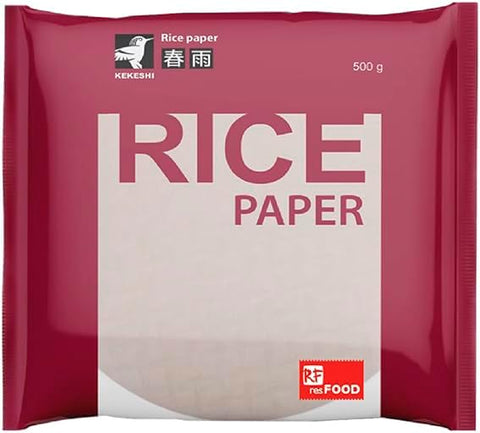 Kekeshi Rice Paper - Round 50-53 Sheets, 500g ( Pack of 3)