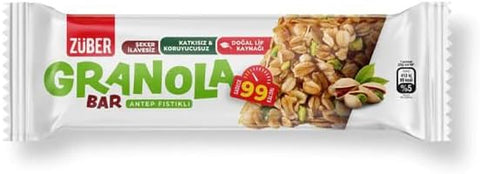 ZÜBER Granola & Pistachio Bar 25g