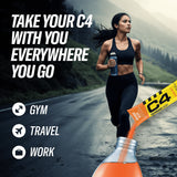 C4 Performance Energy Powder Mix Orange Slice, 8 Sticks Per Pack