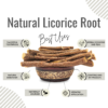 Awafi Mill Licorice Root Glycyrrhiza Glabra Bottle of 100g