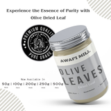 Awafi Mill Olive Leaves Olea Europaea Bottle of 100g