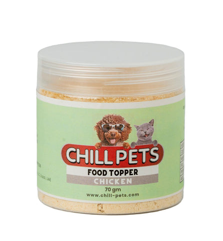 Chill Pets Chicken Food Topper for Dogs and Cats 70g