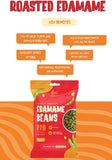 Livsmart Crunchy Roasted Edamame Beans - Spicy 52g Each (Pack Of 2)