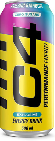 Cellucor C4 Original Carbonated Energy Drink,Cosmic Rainbow, 500ml