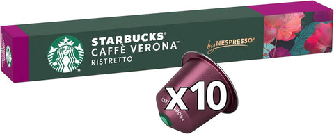 Starbucks Caffè Verona by Nespresso Capsules, 55g
