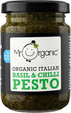 Mr Organic - Organic NAS Basil & Chilli Pesto 130g