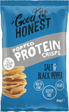 Good & Honest Gluten-Free Salt & Black Pepper Popped Protein Crisps 85g
