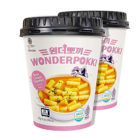 Wonderpokki Rose Cream Topokki 120g