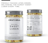 Awafi Mill Sweet Luban – Edible Frankincense Resin | Natural Boswellia Chewing Gum Resin 100g