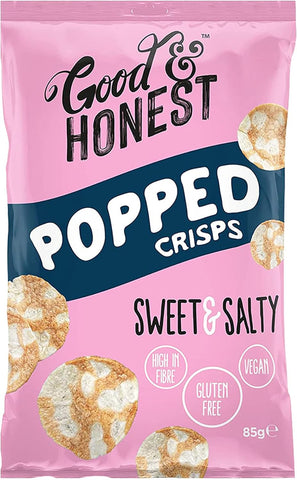 Good & Honest Gluten-Free Sweet & Salty Popped Crisps 85g