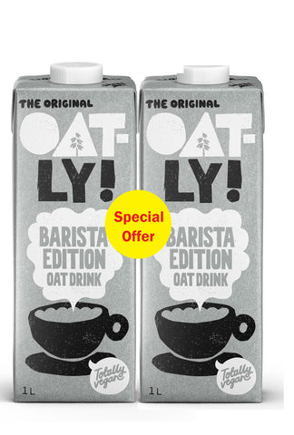 Special Offer Oatly Foamable Barista Edition Vegan Oat Drink Pack of 2