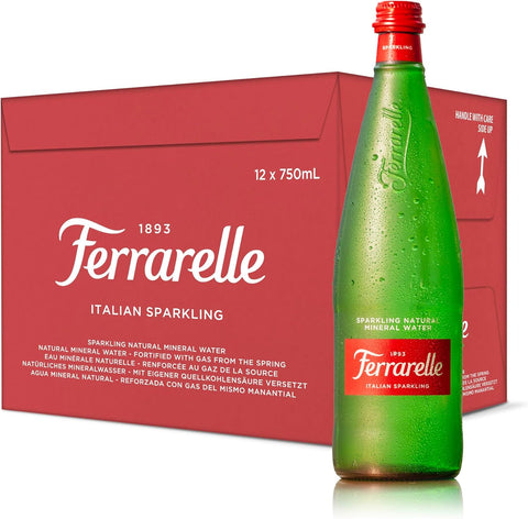 Ferrarelle Sparkling Water, 12 x 750ml
