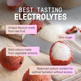 Humantra Lychee Electrolyte Hydration Pack – Zero Sugar, 20 Servings, 80g