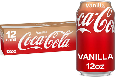 Coca Cola Soft Drink Vanilla 12 x 355ml