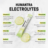 Humantra Himalayan Lime Electrolyte Hydration Pack – Zero Sugar, 20 Servings, 74g