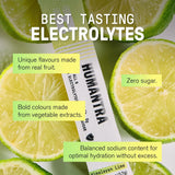 Humantra Himalayan Lime Electrolyte Hydration Pack – Zero Sugar, 20 Servings, 74g