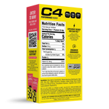 C4 Performance Energy Powder Mix Strawberry Watermelon Ice, 8 Sticks Per Pack