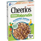 General Mills Cheerios Veggie Blends Cereal, Blueberry Banana Flavored 10.6 OZ