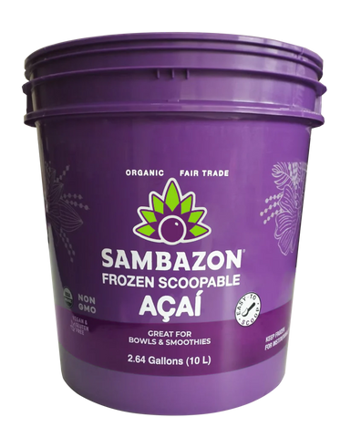 Organic Frozen Scoopable Açaí Sorbet 10L