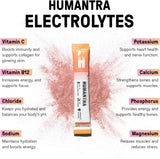Humantra Berry Pomegranate Electrolyte Hydration Pack – Zero Sugar, 20 Servings, 72g
