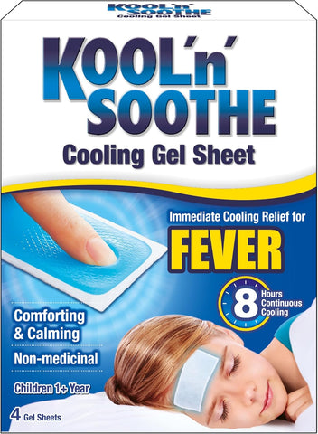 Kool N Soothe Cooling Gel Sheet For (Child) 4 Sheets