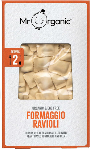 Mr Organic - Organic & Egg Free Formaggio Ravioli 250g