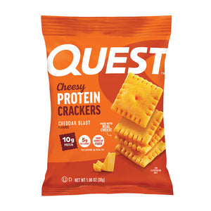 Quest Cheesy 10g Protein Zesty Ranch Crackers 30g