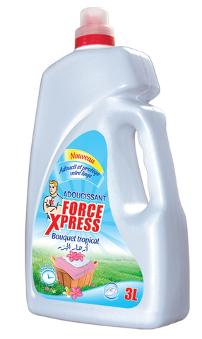 Force Xpress Fabric Softner Bouquet Tropical 3L