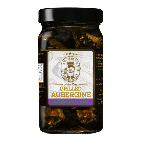 Heraclea Grilled Aubergine with Garlic and Parsley 470g