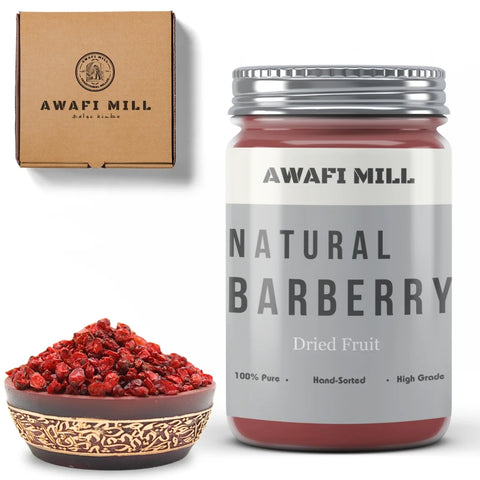 Awafi Mill Barberries | Zereshk Barberry Berries - Bottle of 100g