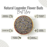 Awafi Mill Lavender Flower Buds | Dried Lavandula - Bottle of 100g