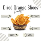 Awafi Mill Dried Orange | Citrus sinensis Slices - Bottle of 100g